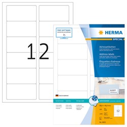 HERMA Inkjet Adressetiketten, weiß, 88,9 x 46,6 mm, 100 Blatt