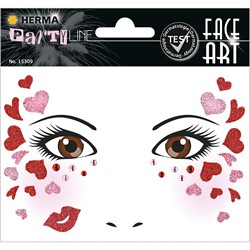 HERMA FACE ART Sticker, Love