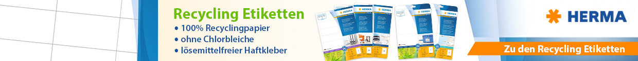 HERMA Etiketten aus Recyclingpapier