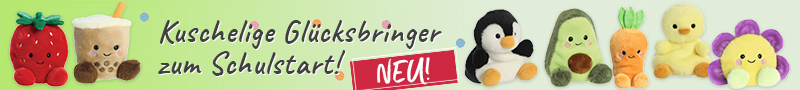 Aurora Plüschtiere zum Schulstart