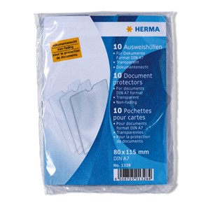 Herma Ausweishüllen 58x87 Mm - 25 Stück Transparent