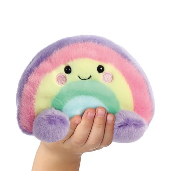 Aurora Palm Pals Vivi Rainbow, Plüschtier, 13cm (33577) - Alternative