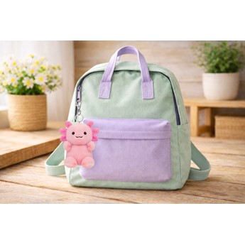 Aurora Palm Pals Ax Axolotl, Plüschtier, Schlüsselanhänger, 10cm - Alternative