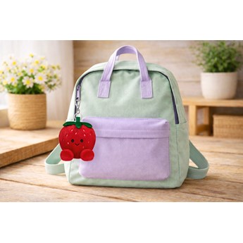 Aurora Palm Pals Juicy Strawberry, Plüschtier, Schlüsselanhänger, 10cm - Alternative