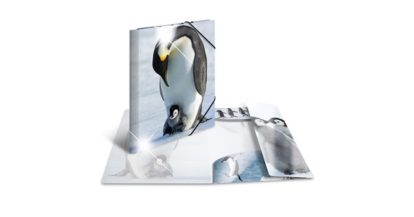 HERMA 19335 Cartella Raccoglitore A3 Con Pinguini - Con Elastici | Serie Animali - Foto 9