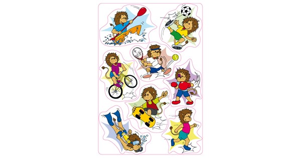 Herma 6434 Sticker – Lustige Küken-Motive, Selbstklebend, 1 Bogen Mit 9 Aufklebern