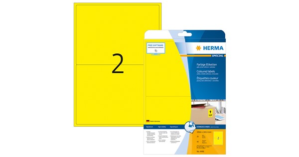 Große Farbige Etiketten 99x65 Mm | Rechteckige Aufkleber In Rot, Gelb, Grün, 12 Oder 24 Stück