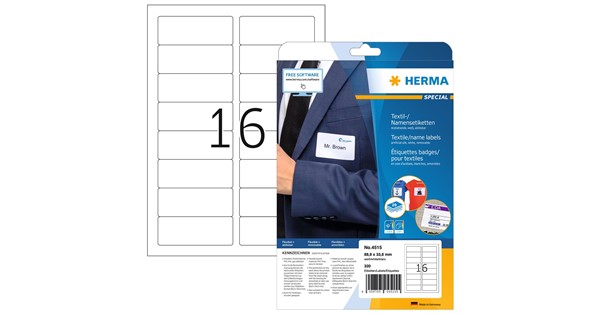 15 Feuilles D’étiquettes Autocollantes A4 Pour Vêtements - 80x50mm, Adhésif Sans Résidu, Pour Imprimante Ou écriture Main - 6