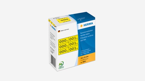 HERMA Nummernetiketten