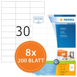 HERMA Universal-Etiketten, weiß, 70 x 29,7 mm, 1600 Blatt