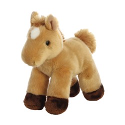 Aurora Mini Flopsies Prancer Light Brown Horse, Plüschtier, 20cm