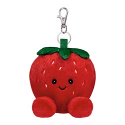 Aurora Palm Pals Juicy Strawberry, Plüschtier, Schlüsselanhänger, 10cm