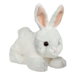 Aurora Mini Flopsies Baby Bunny White, Plüschtier, 20cm