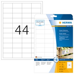 HERMA Power Etiketten, weiß, 48,3x25,4 mm, 25 Blatt