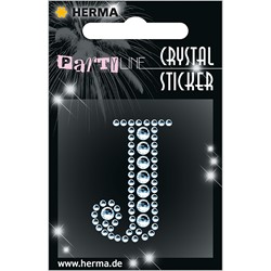 HERMA Crystal Sticker, J