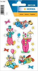 HERMA Sticker, Clowns, beglimmert