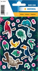 HERMA DECOR Sticker, Tropical Animals
