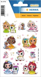 HERMA Magic Sticker, Prinzessin Sweetie & Friends