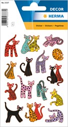 HERMA Decor Sticker, abstrakte Katzen