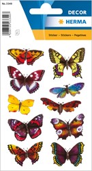 HERMA Decor Sticker, Schmetterlinge, beglimmert