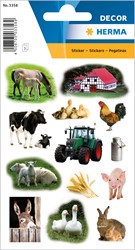 HERMA Decor Sticker, Bauernhoftiere