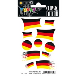 HERMA Tattoo Sticker, Deutschland Fahnen
