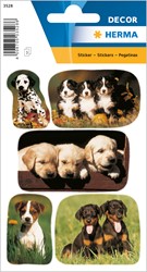 HERMA Decor Sticker, Hundewelpenfotos