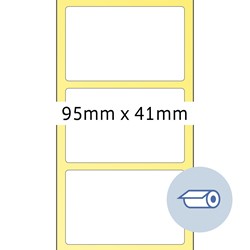 HERMA Rollenetiketten, weiß, 95 x 41 mm, 2000 Stück