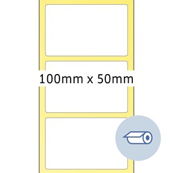 HERMA Rollenetiketten, weiß, 100 x 50 mm, 2000 Stück