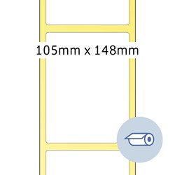 HERMA Rollenetiketten, weiß, 105 x 148,5 mm, 1000 Stück