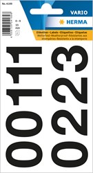 HERMA Zahlen Etiketten, schwarz, 33 mm, 2 Blatt