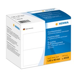 HERMA Frankieretiketten doppelt, 130 x 40 mm, 1000 Etiketten