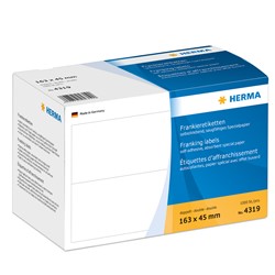 HERMA Frankieretiketten doppelt, 163 x 45 mm, 1000 Etiketten