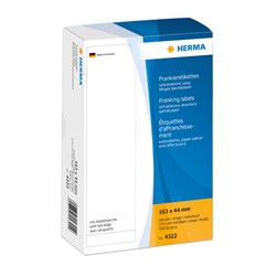 HERMA Frankieretiketten einzeln, 163 x 44 mm, 500 Etiketten