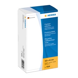 HERMA Frankieretiketten doppelt, 163 x 45 mm, 500 Etiketten