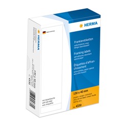 HERMA Frankieretiketten einzeln, 130 x 40 mm, 500 Etiketten