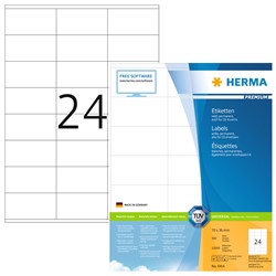HERMA Universal-Etiketten, weiß, 70 x 36 mm, 500 Blatt