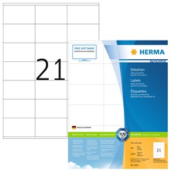 HERMA Universal-Etiketten, weiß, 70 x 42 mm, 500 Blatt