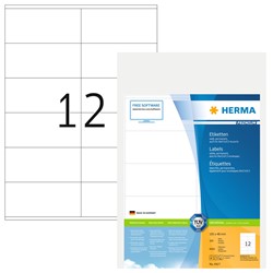 HERMA Universal-Etiketten, weiß, 105 x 48 mm, 500 Blatt