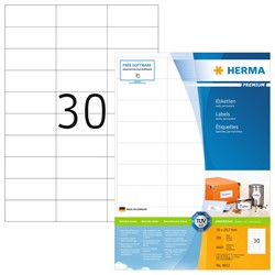 HERMA Universal-Etiketten, weiß, 70 x 29,7 mm, 200 Blatt