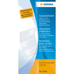 HERMA Klapp-Ausweishülle, 71x111 mm (geschlossen)