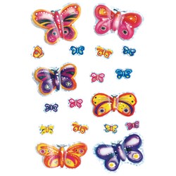 HERMA Magic Sticker, Schmetterlinge, 3D Flügel