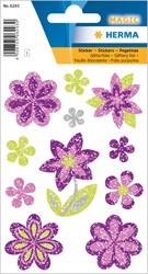 HERMA Magic Sticker, Blumen, Diamond glittery