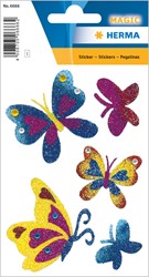 HERMA Magic Sticker, Schmetterlinge, Diamond Glittery