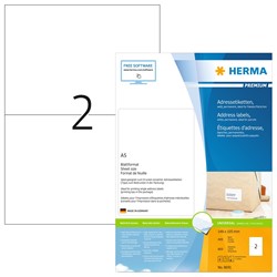 HERMA Adressetiketten, weiß, 105 x 148 mm, 400 Blatt