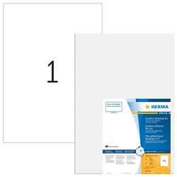 HERMA Outdoor Etiketten auf A3 Bogen, weiß, 297 x 420 mm, 40 Blatt