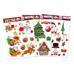 HERMA Fensterbilder Set, Weihnachten, Kinder, A4