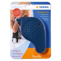 HERMA Klebespender Transfer, fest haftend, 15 m, blau