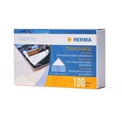 HERMA Transparol Fotoecken, selbstklebend, 100 Stück