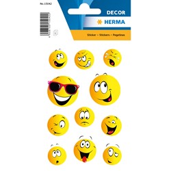 HERMA DECOR Sticker, Happy Face